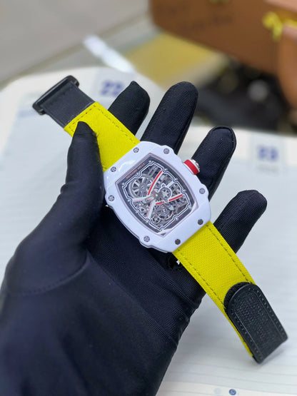 Modern Skeleton quartz  Watch for Men