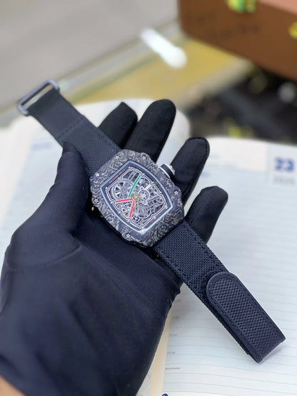 Modern Skeleton quartz  Watch for Men