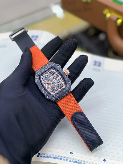 Modern Skeleton quartz  Watch for Men