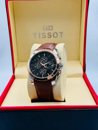 Elegant Dial Men’s Quartz Timepiece