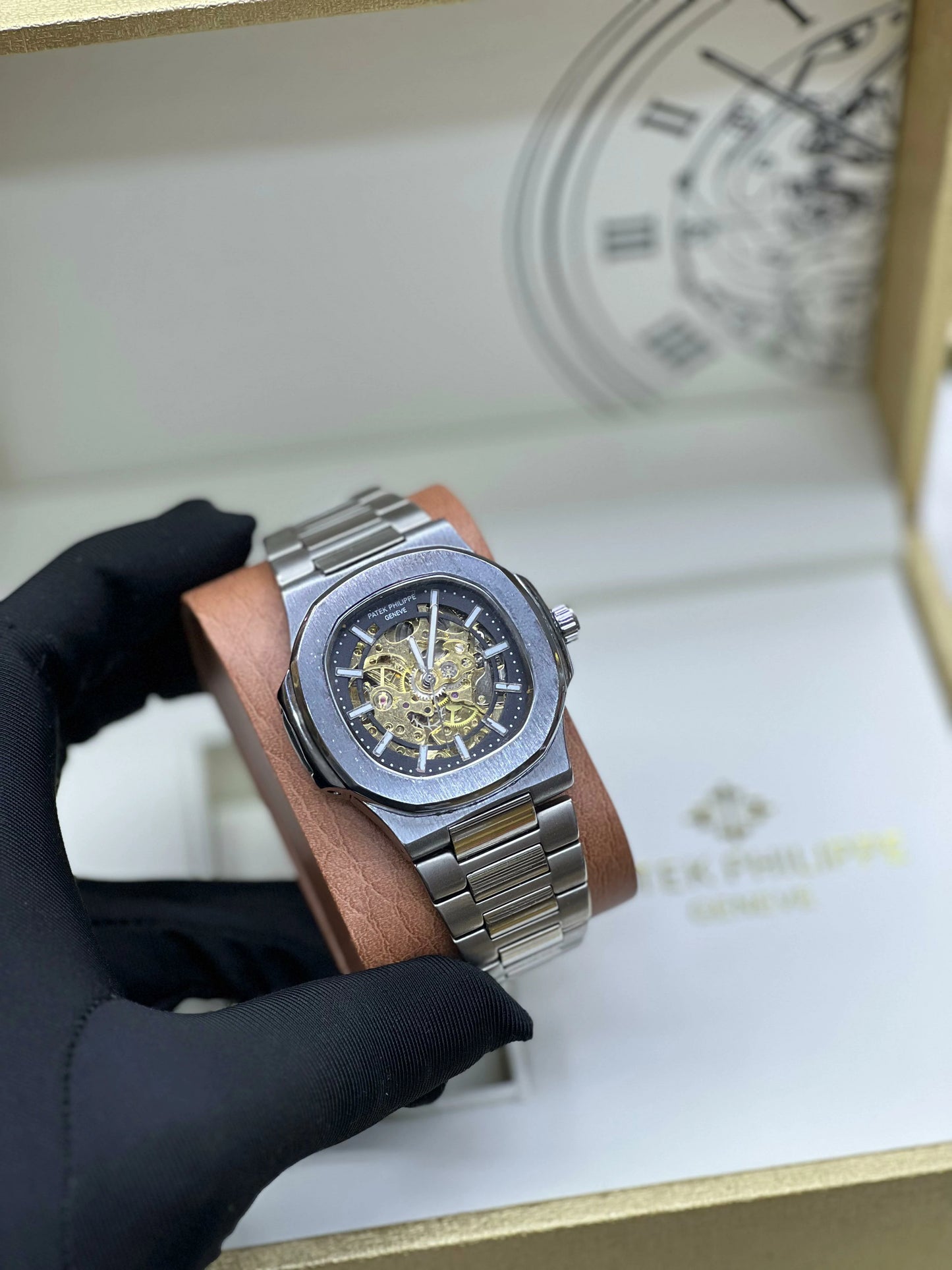 Men’s Automatic Skeleton Wrist Watch