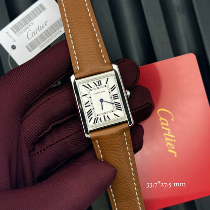 Classic Men’s Leather Strap Watch